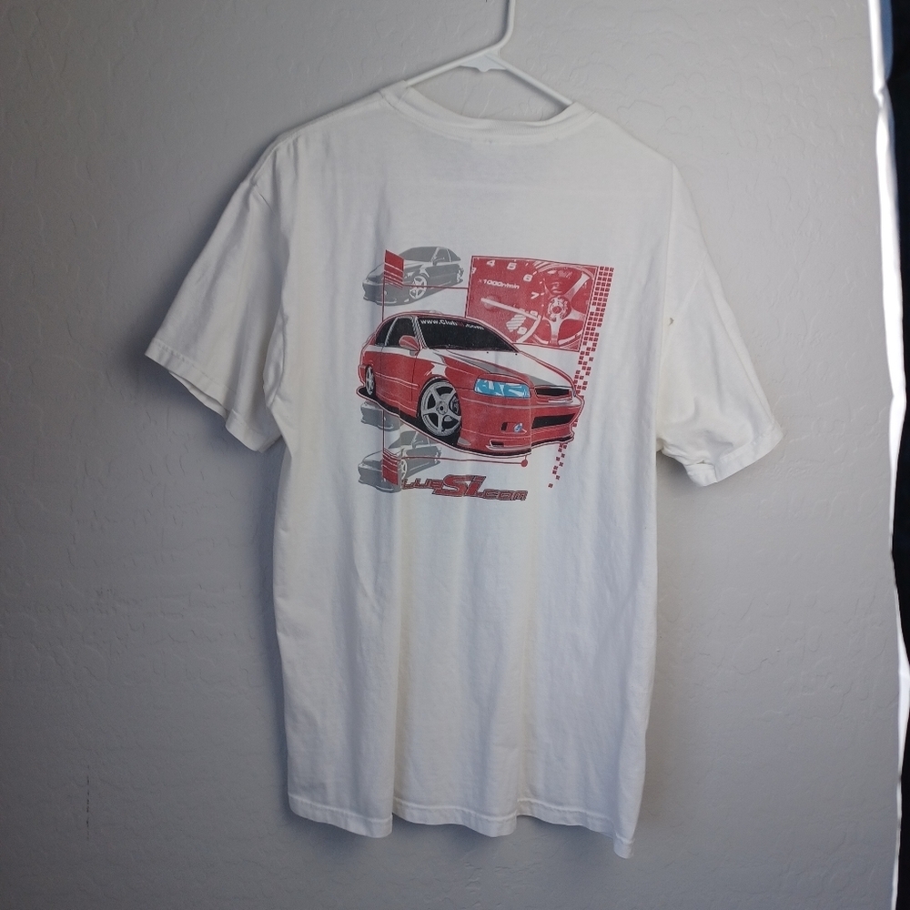 Men's Vintage T Shirt CLUB SI COM Size L Color White